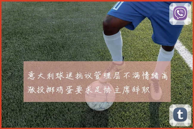 意大利球迷抗议管理层不满情绪高涨投掷鸡蛋要求足协主席辞职